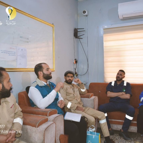مندوبونا في إحدى الشركات النفطية